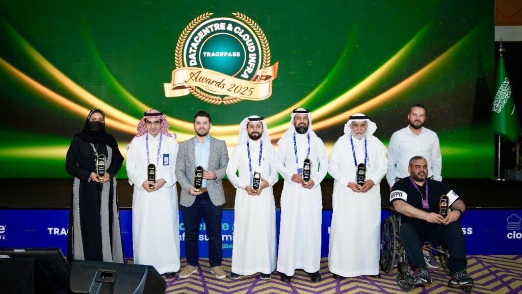 Shrooq Alsenan pictured with her fellow awardees.